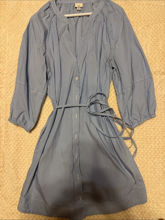 a new day Dresses & Skirts - Blue & white pinstripes dress